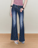 Ember Jeans – Low-Rise Flared Denim by INTO.EIGHT