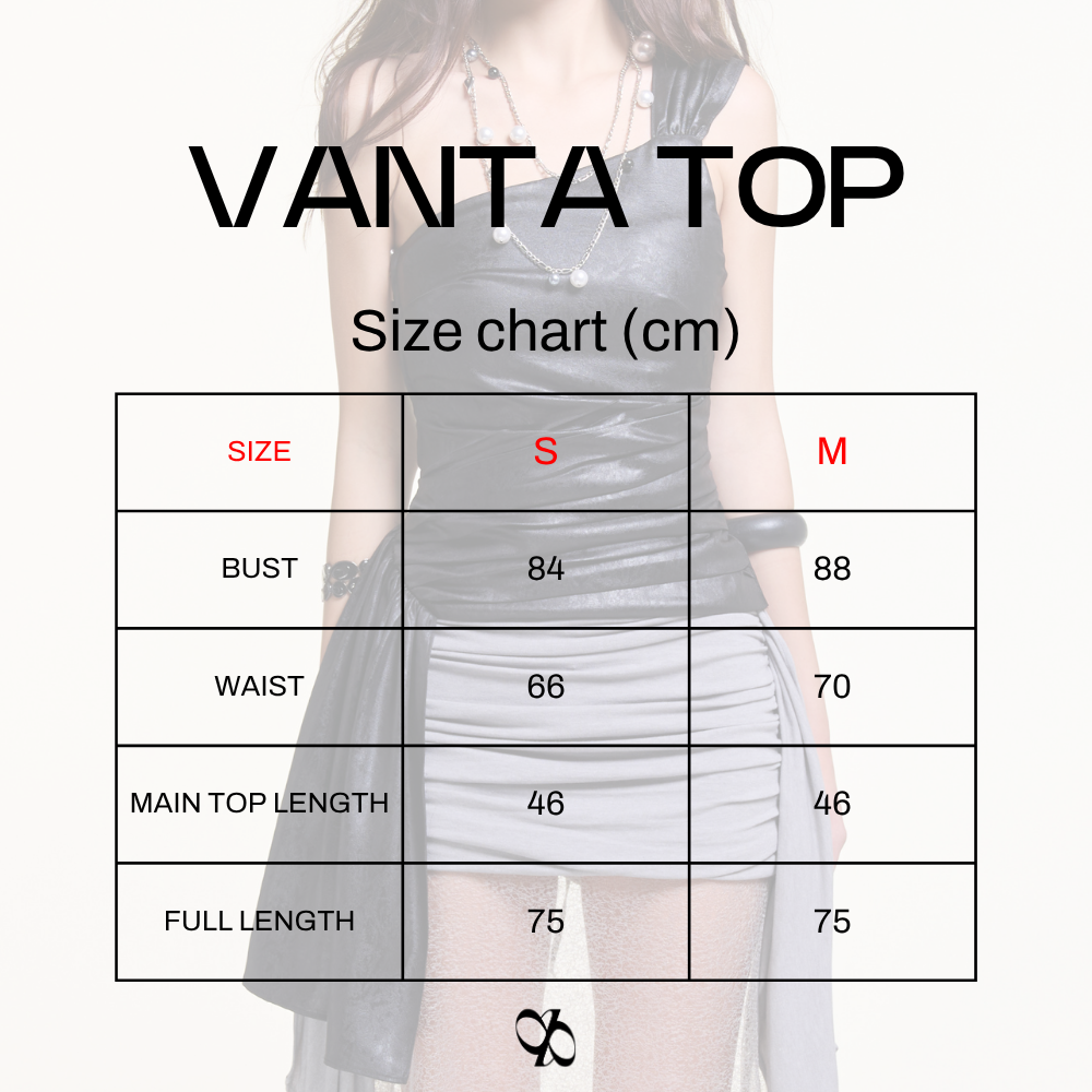 Vanta Top – One-Shoulder Draped Satin Top by INTO.EIGHT