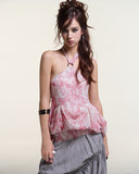 Tinted Top – Halter Neck Tulle Top by INTO.EIGHT