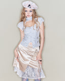Crystal Top – Cut-Out Shirt by INTO.EIGHT