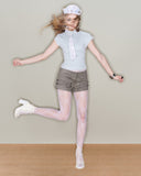 Fade Shorts – Metal Buttons Shorts by INTO.EIGHT